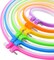 6 Pieces Embroidery Hoops and 15 Needles, Set, 3.4 inch to 10.4 inch (Multicolor)